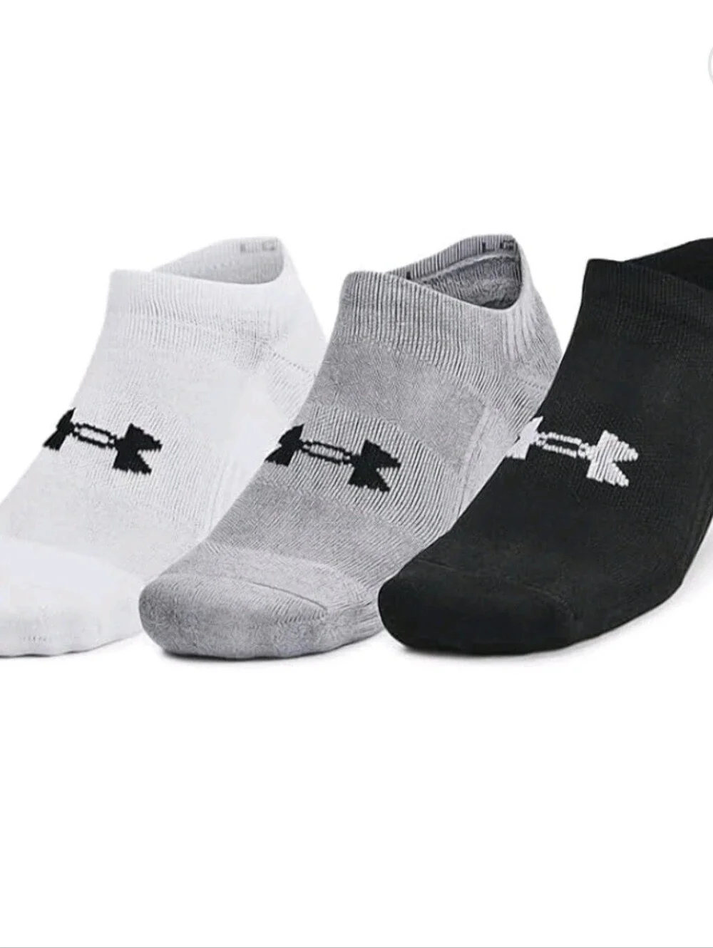 Unisex Under Armour  No-Show Training Cotton Socks - 6 Pack